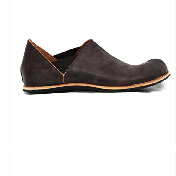 Cliff Dwellers- Hand Made Leather Slip On Shoe. Size Unisex 10 Inches - Picture 5 of 10